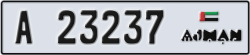 ajman - code - A - number -23237