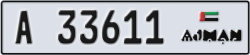 ajman - code - A - number -33611