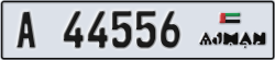 ajman - code - A - number -44477