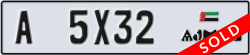 ajman - code - A - number -5X32