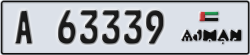 ajman - code - A - number -63260