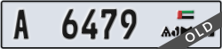 ajman - code - A - number -6479