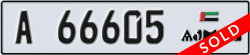 ajman - code - A - number -66605