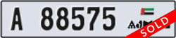ajman - code - A - number -88575