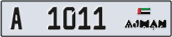 ajman - code - A - number -932