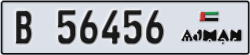 ajman - code - B - number -56377