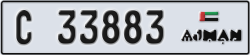 ajman - code - C - number -33804