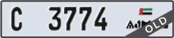 ajman - code - C - number -3774