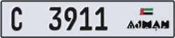 ajman - code - C - number -3911