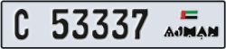ajman - code - C - number -53337