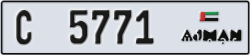 ajman - code - C - number -5692