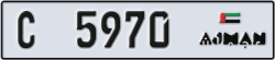 ajman - code - C - number -5970