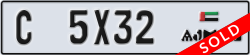 ajman - code - C - number -5X32