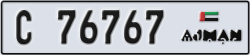 ajman - code - C - number -76688