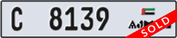 ajman - code - C - number -8139