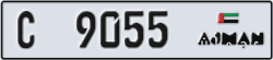 ajman - code - C - number -8976