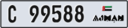 ajman - code - C - number -99588