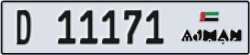 ajman - code - D - number -11092