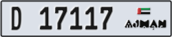 ajman - code - D - number -17038