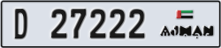 ajman - code - D - number -27143