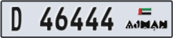 ajman - code - D - number -46365