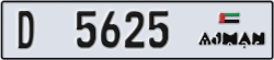 ajman - code - D - number -5546