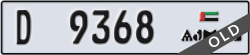 ajman - code - D - number -9368