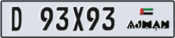 ajman - code - D - number -93X93