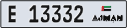 ajman - code - E - number -13332