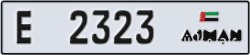 ajman - code - E - number -2323