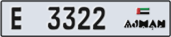 ajman - code - E - number -3322