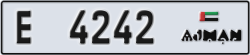 ajman - code - E - number -4163