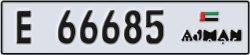 ajman - code - E - number -66685
