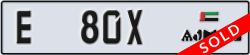 ajman - code - E - number -80X