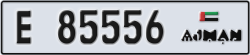 ajman - code - E - number -85556