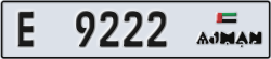 ajman - code - E - number -9143