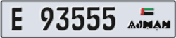 ajman - code - E - number -93555