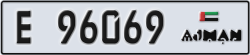 ajman - code - E - number -96069