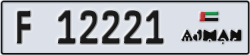 ajman - code - F - number -12142