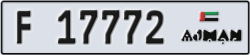 ajman - code - F - number -17772