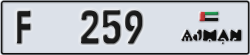 ajman - code - F - number -180