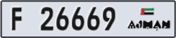ajman - code - F - number -26669