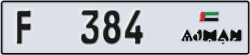 ajman - code - F - number -305