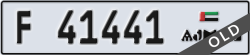 ajman - code - F - number -41441