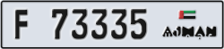 ajman - code - F - number -73335