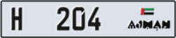 ajman - code - H - number -204