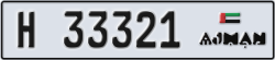 ajman - code - H - number -33321