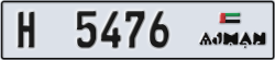 ajman - code - H - number -5476