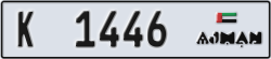 ajman - code - K - number -1367