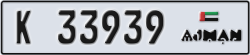 ajman - code - K - number -33860